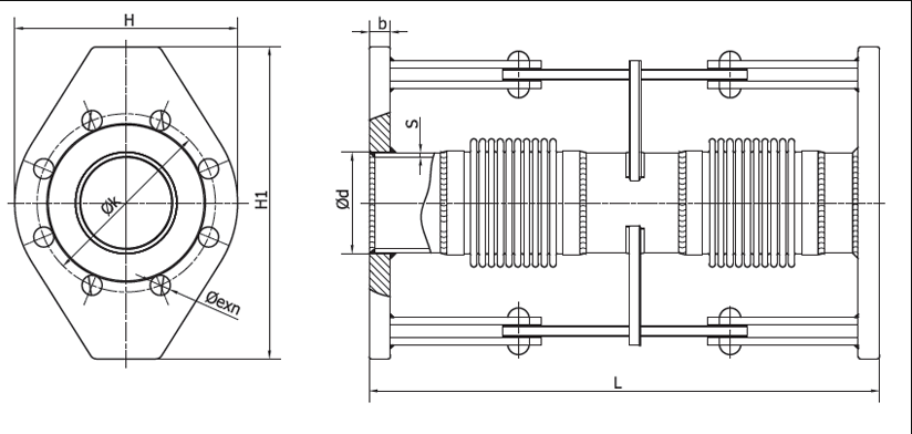 krs26universalflanslimafsallikompansator